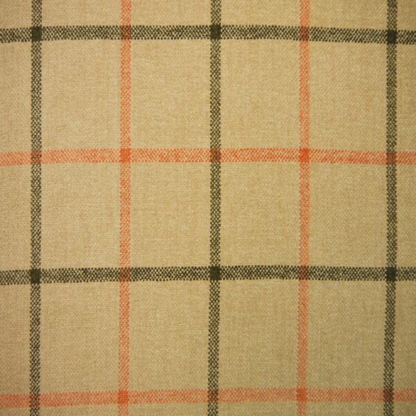 Lana Window Pane Fabric Col Dune